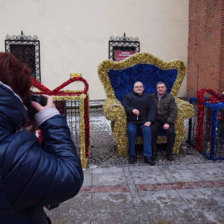 Fotospacer w świątecznym klimacie