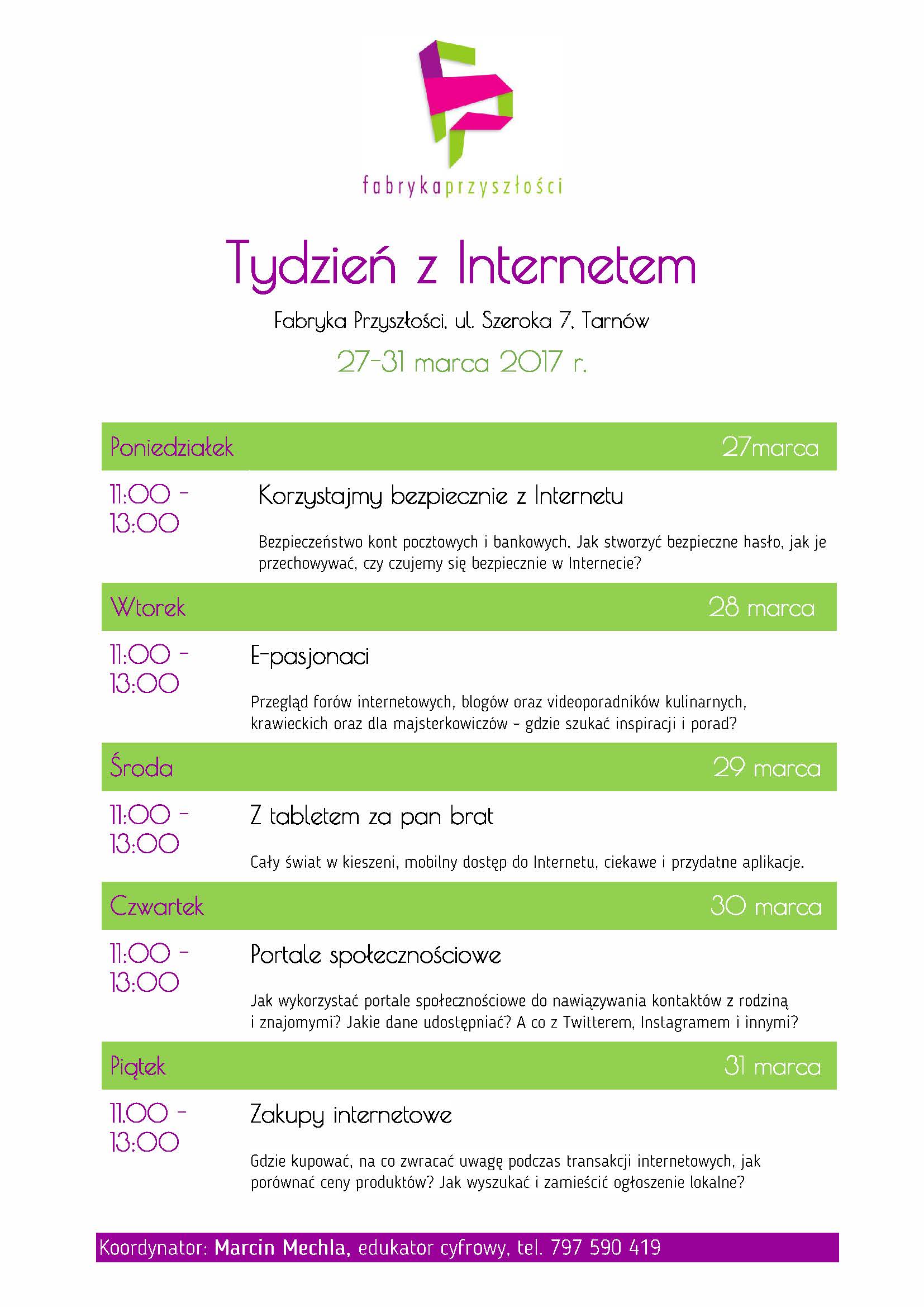 program tygodnia z internetem 2017